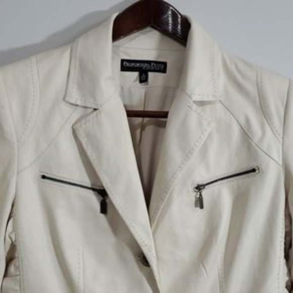 Proportion Petite Conrad C Blazer Cream - Picture 2 of 11